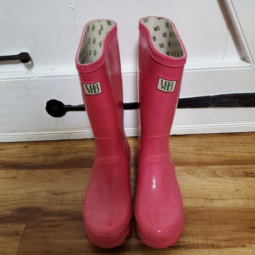 M&B Pink size 4 rainboots